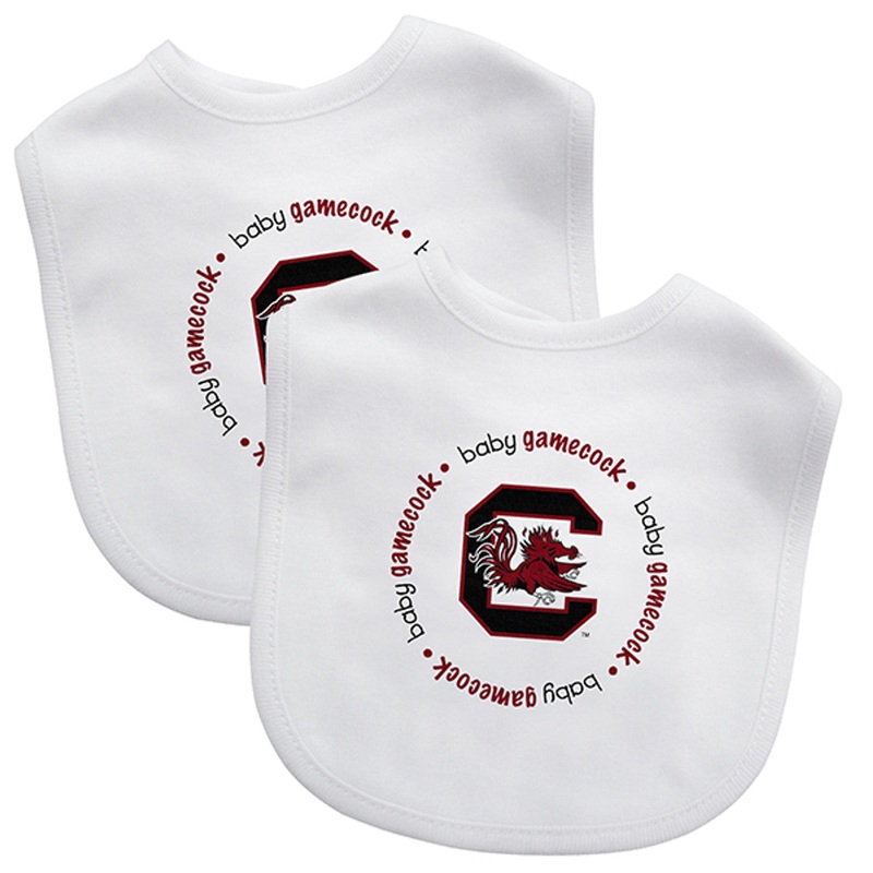 Masterpieces Puzzle Company South Carolina Gamecocks 2 Pack Baby Bib
