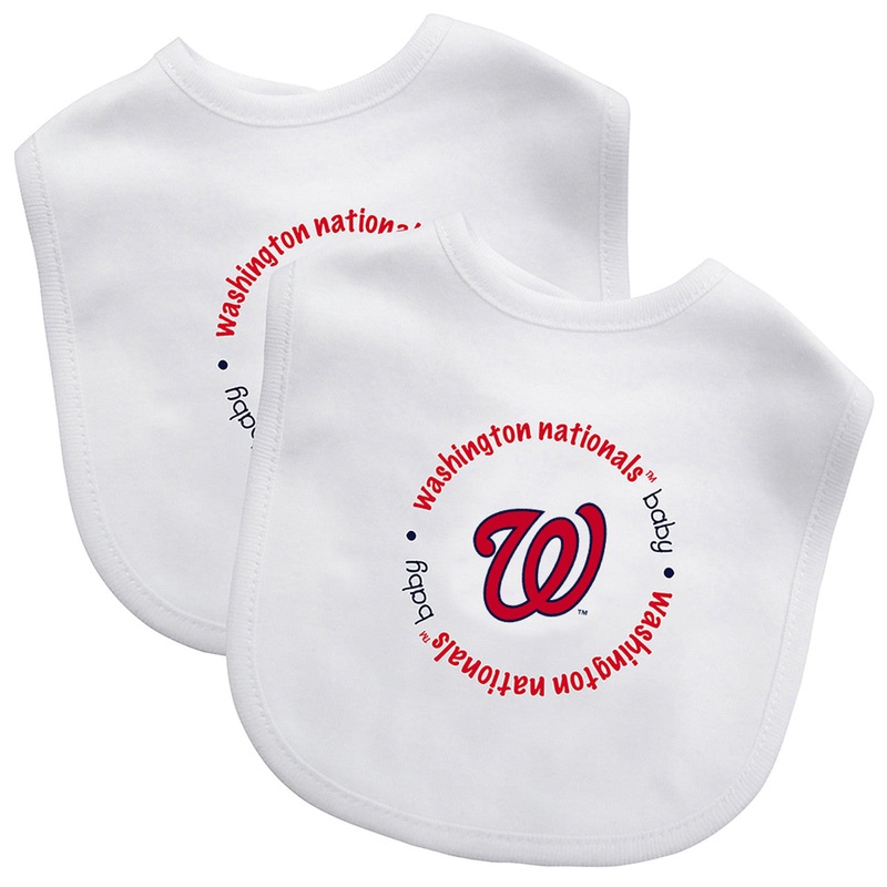 Masterpieces Puzzle Company Washington Nationals 2 Pack Baby Bib