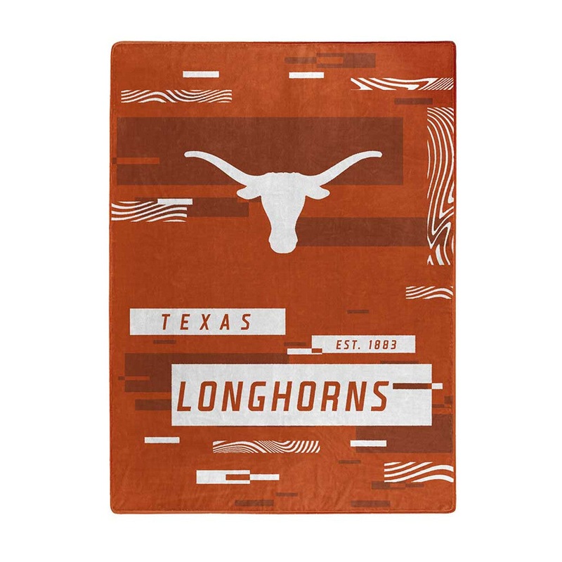 Northwest Company Texas Longhorns Raschel Digitize Design Blanket 60×80