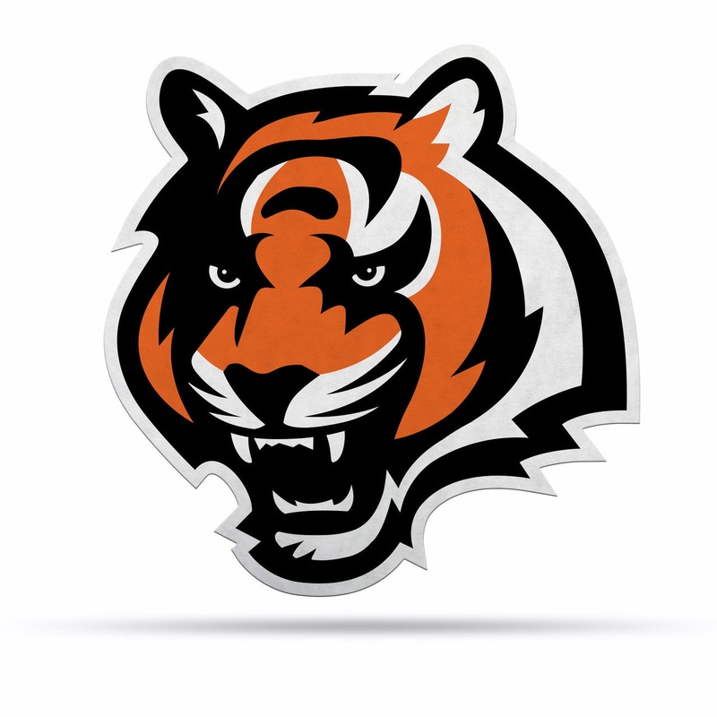 Rico Industries Cincinnati Bengals Pennant Shape Cut Logo Design