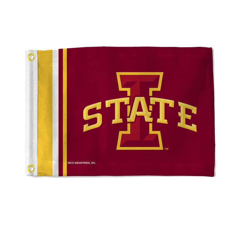 Rico Industries Iowa State Cyclones Striped Utility Flag 12×17