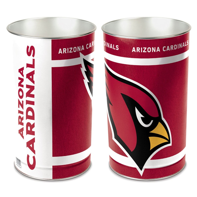Wincraft Arizona Cardinals 15 Inch Wastebasket