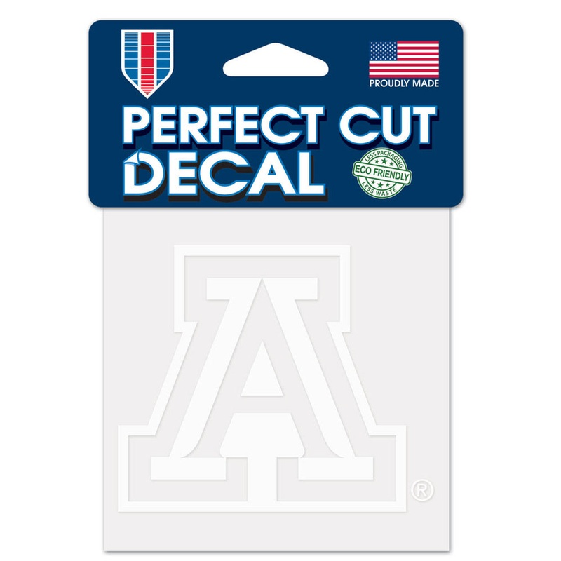 Wincraft Arizona Wildcats White Perfect Cut Decal 4×4
