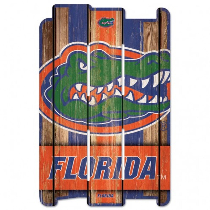 Wincraft Florida Gators Fence Style Wood Sign 11×17