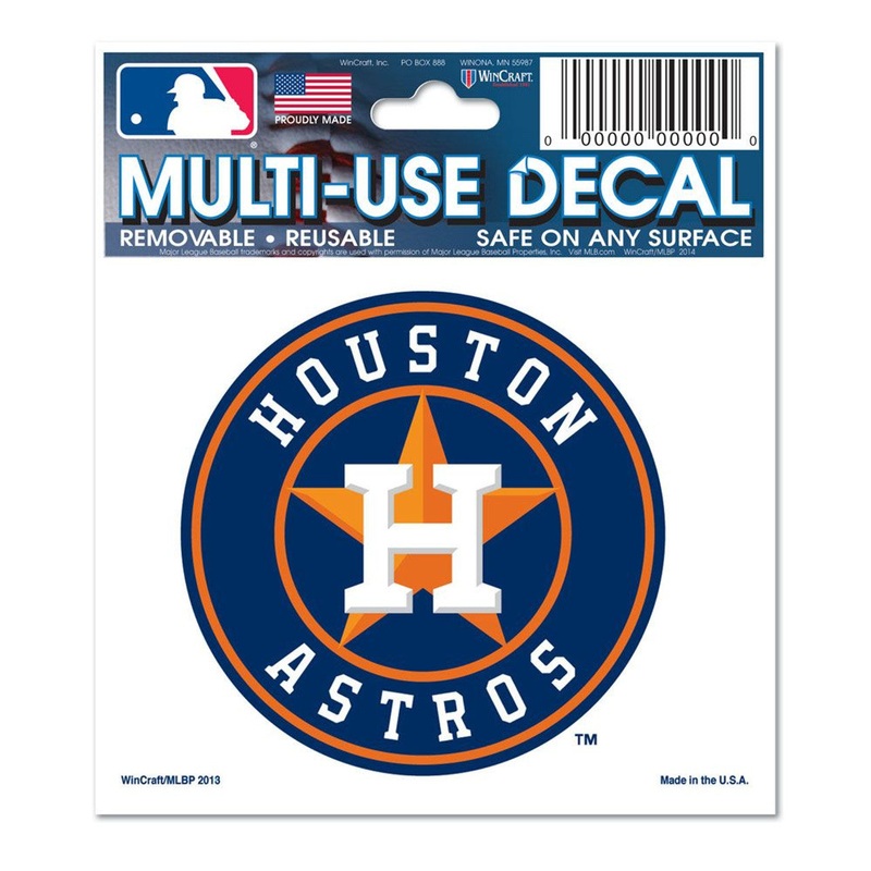 Wincraft Houston Astros Multi Use Decal 3×4