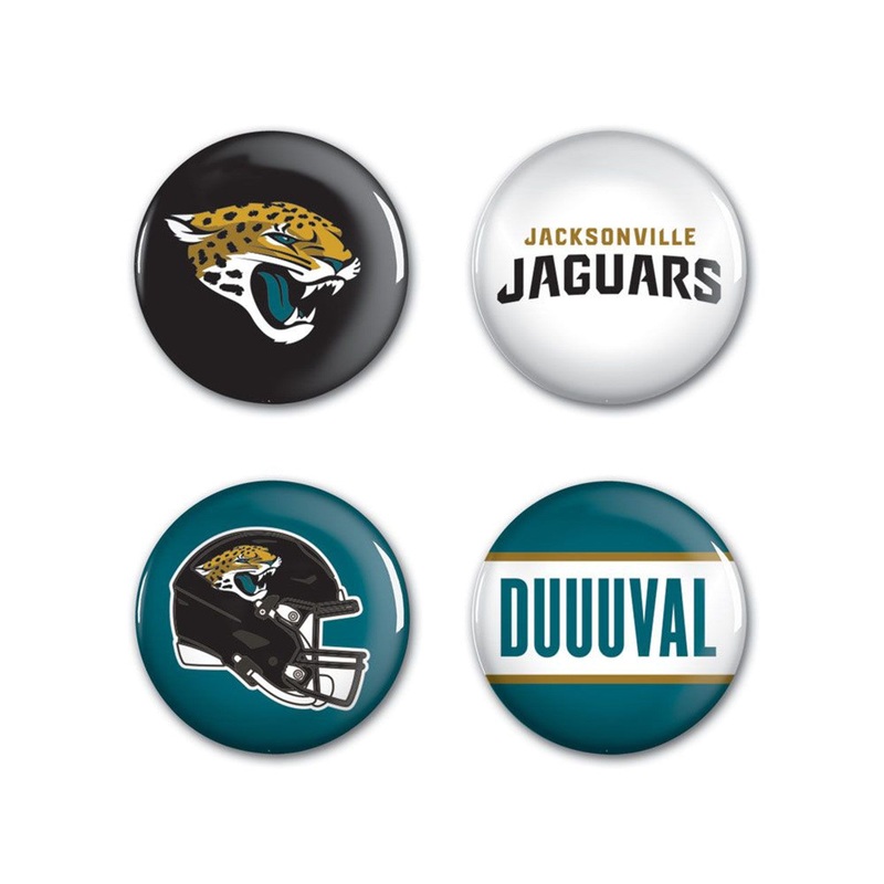 Wincraft Jacksonville Jaguars 4 Pack Buttons