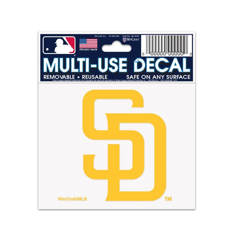 Wincraft San Diego Padres Multi Use Decal 3×4