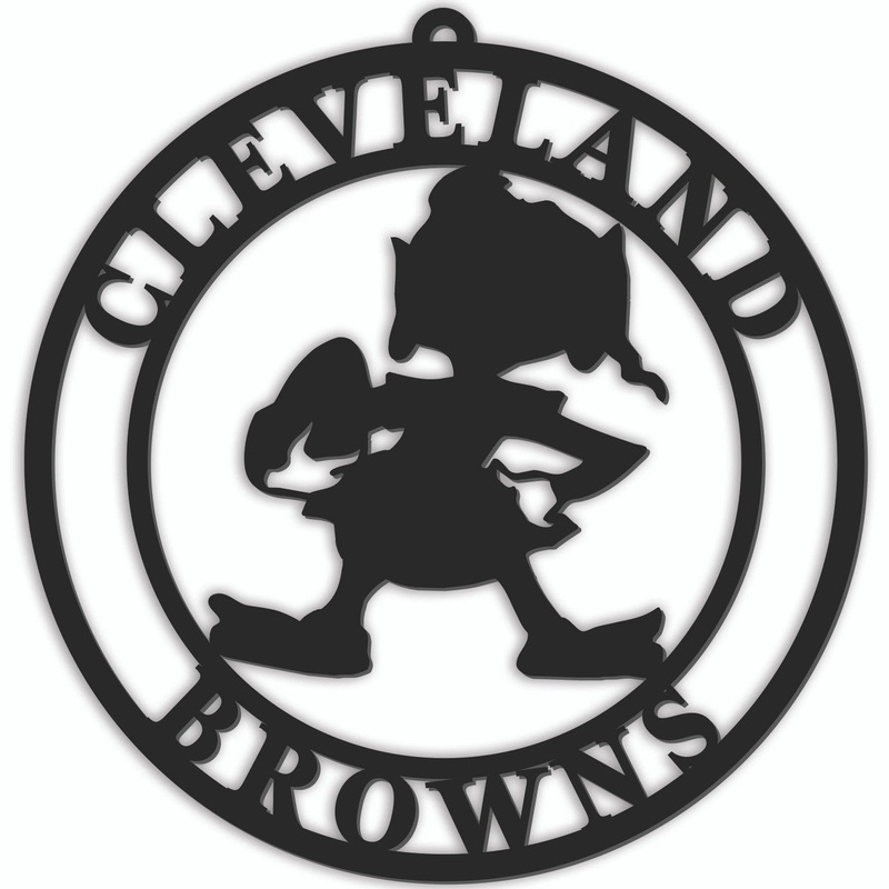 Fan Creations Cleveland Browns 16 Inch Door Sign Hanger