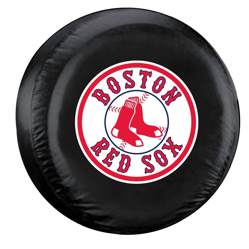 Fremont Die Boston Red Sox Black Standard Size Tire Cover