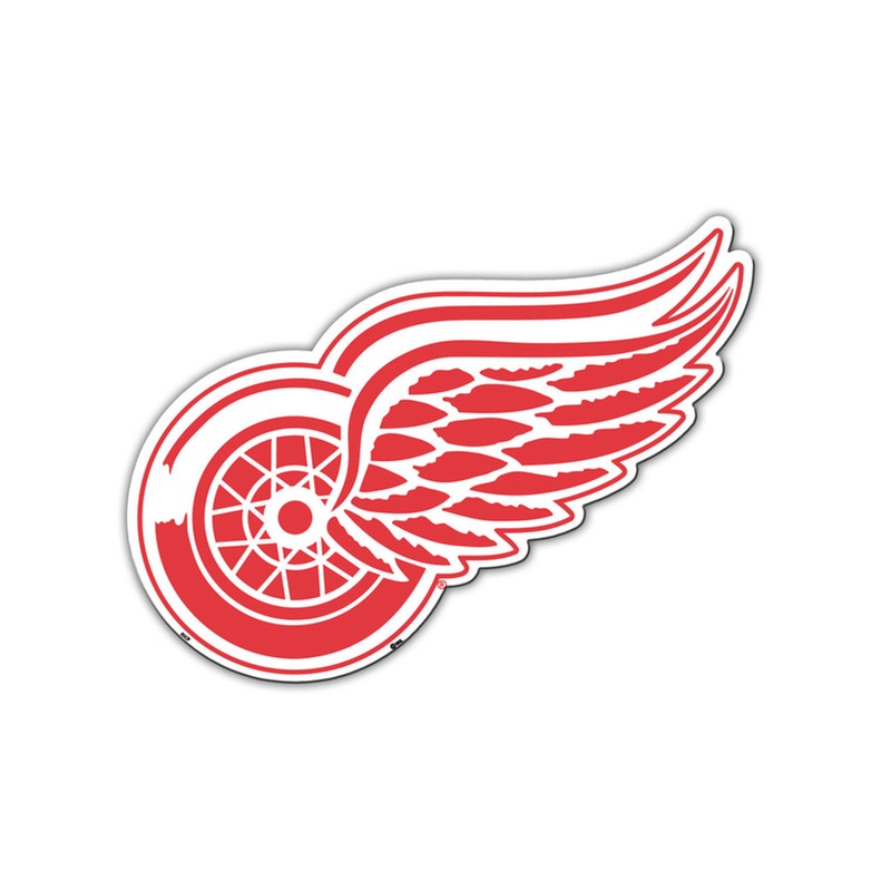 Fremont Die Detroit Red Wings 8 Inch Car Magnet