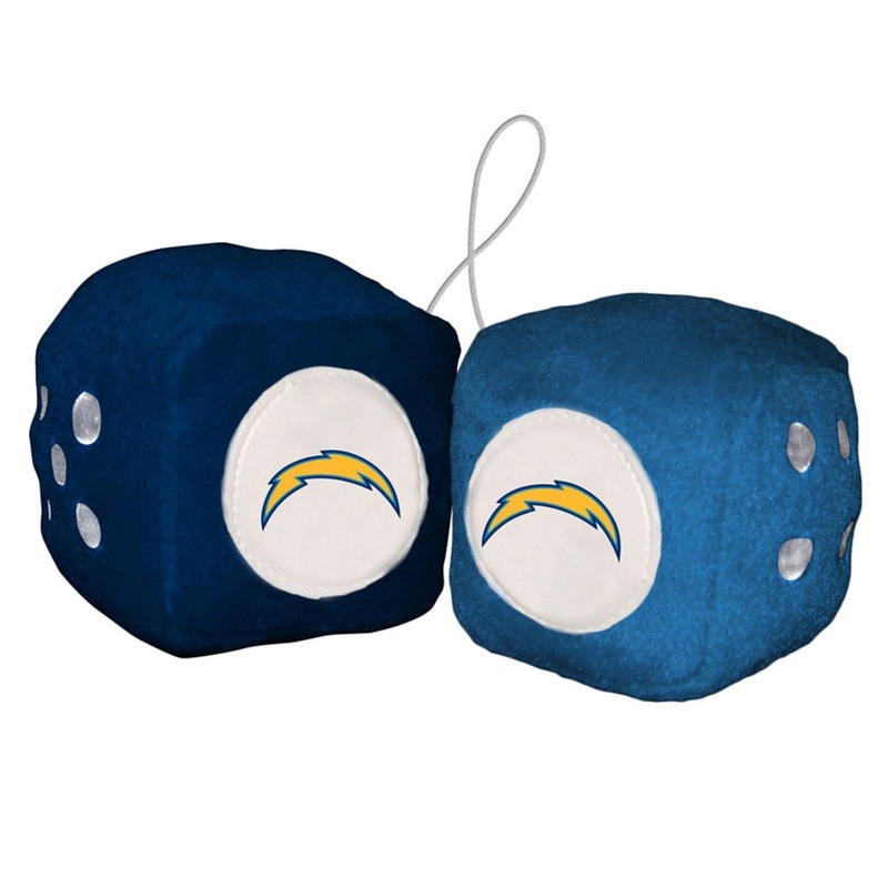 Fremont Die Los Angeles Chargers Fuzzy Dice