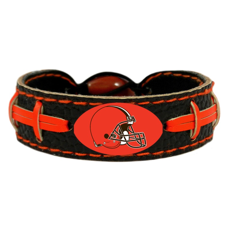 Gamewear Cleveland Browns Team Color Football Bracelet