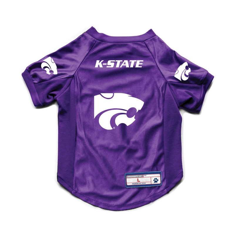 Little Earth Kansas State Wildcats Stretch Pet Jersey Size M – Special Order