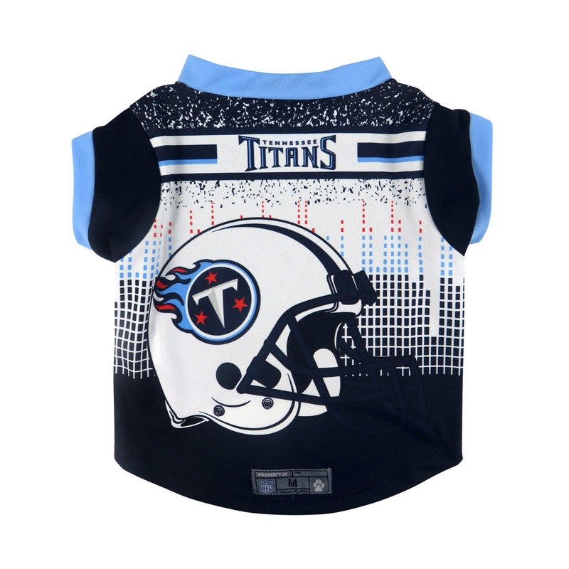 Little Earth Tennessee Titans Pet Performance Tee Shirt Size Large