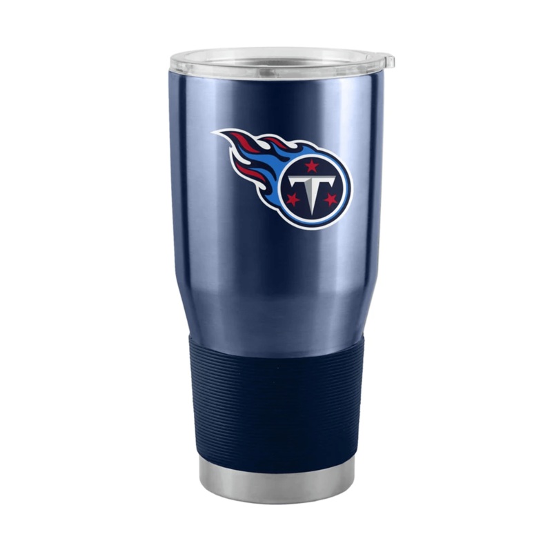 Logo Brands Tennessee Titans 30oz Stainless Steel Travel Tumbler