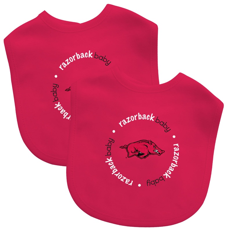 Masterpieces Puzzle Company Arkansas Razorbacks 2 Pack Baby Bib