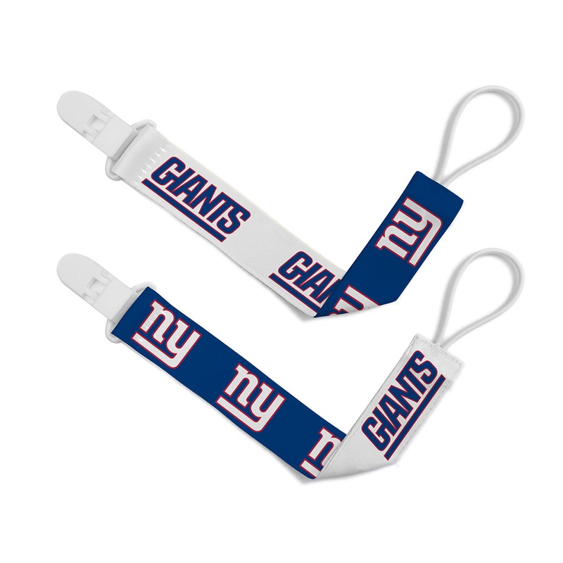 Masterpieces Puzzle Company New York Giants 2 Pack Pacifier Clips