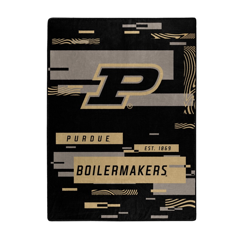 Northwest Company Purdue Boilermakers Raschel Digitize Design Blanket 60×80