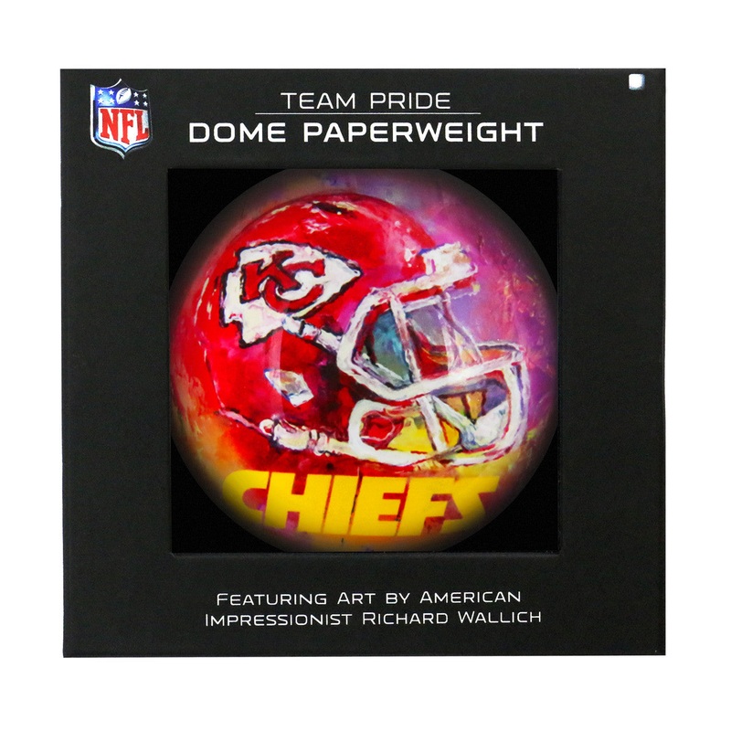Sporticulture Kansas City Chiefs Domed Paperweight
