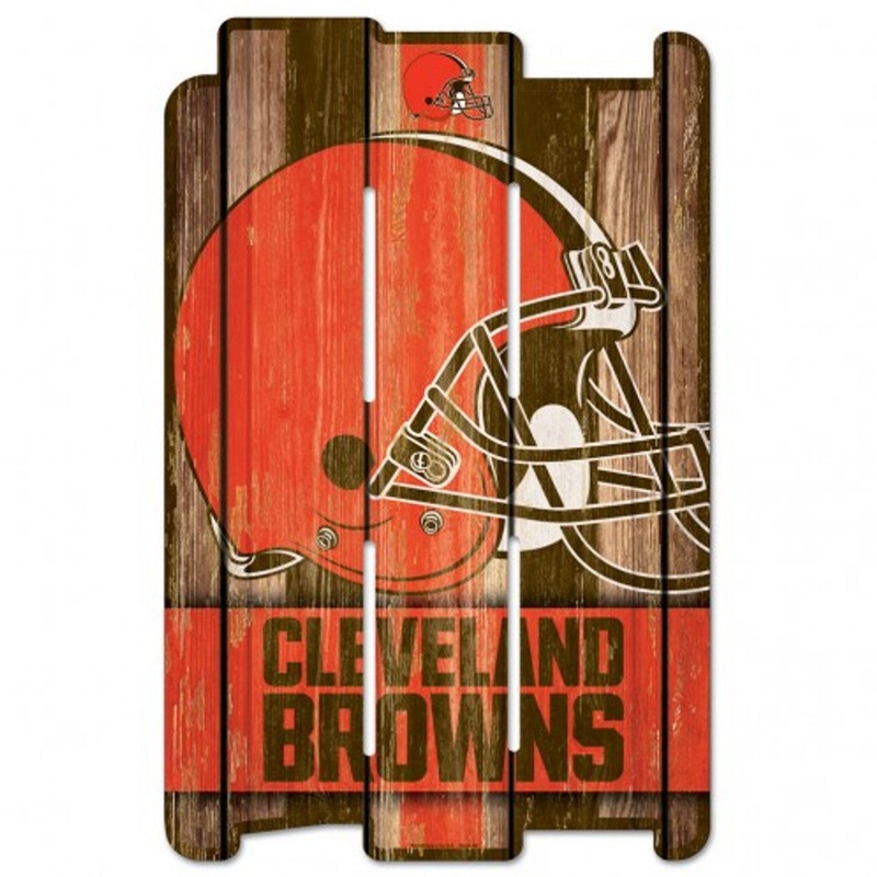 Wincraft Cleveland Browns Fence Style Wood Sign 11×17
