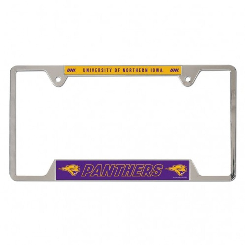 Wincraft Northern Iowa Panthers Metal License Plate Frame