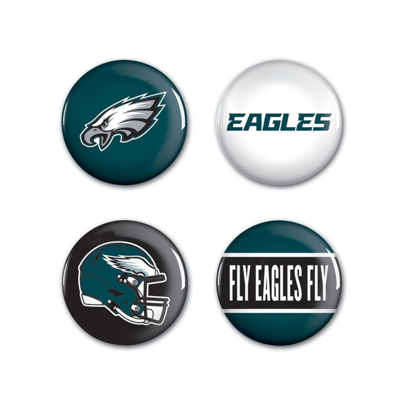 Wincraft Philadelphia Eagles 4 Pack Buttons