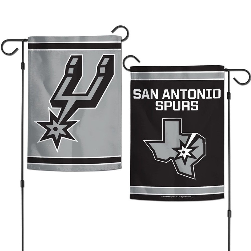 Wincraft San Antonio Spurs 2 Sided Garden Style Flag 12×18- Special Order