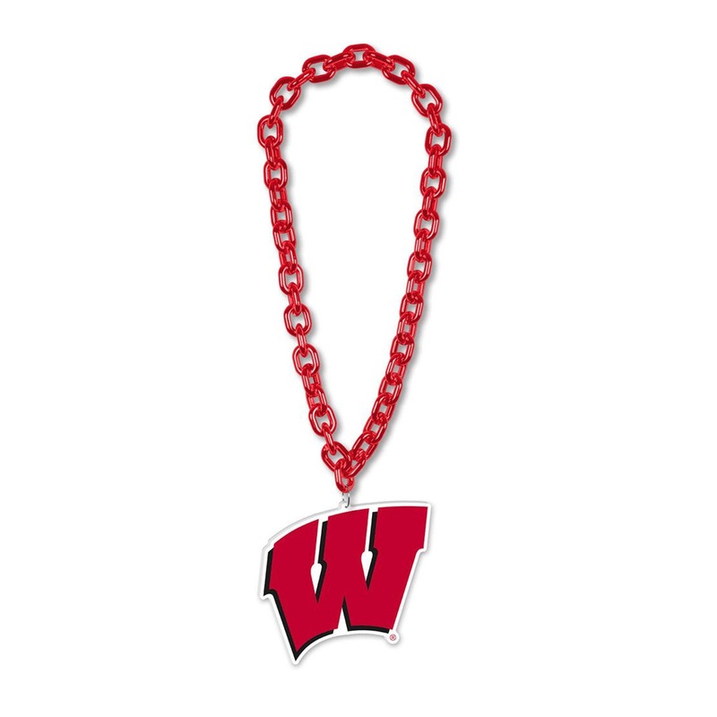 Wincraft Wisconsin Badgers Big Chain Fan Necklace