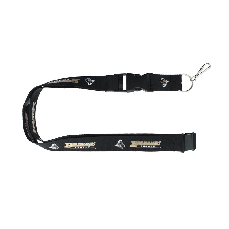 Aminco Purdue Boilermakers Black Lanyard
