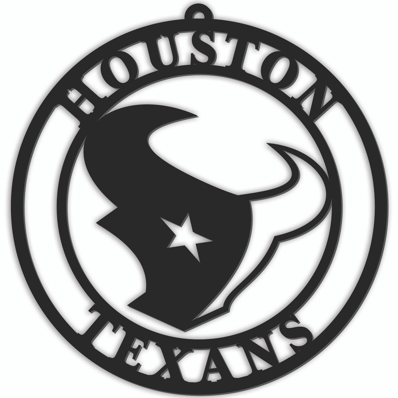 Fan Creations Houston Texans 16 Inch Door Sign Hanger