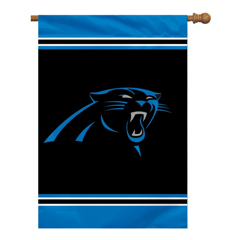 Fremont Die Carolina Panthers 1-Sided House Flag 28×40