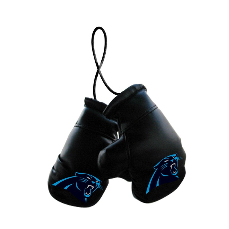 Fremont Die Carolina Panthers Mini Boxing Gloves