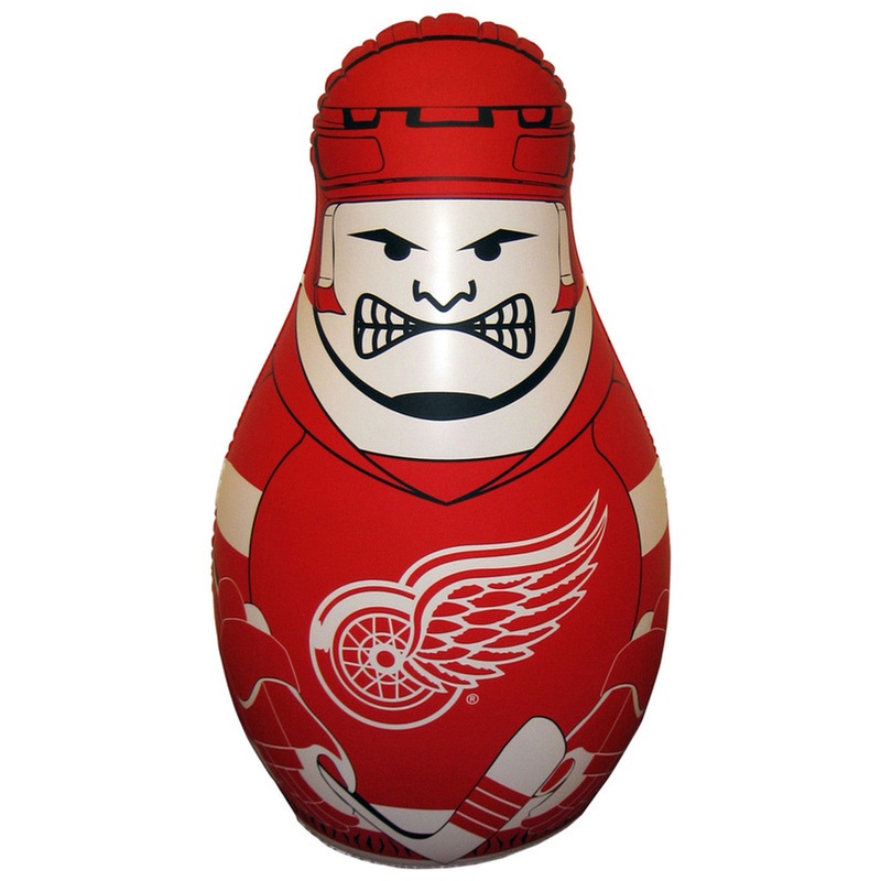 Fremont Die Detroit Red Wings Tackle Buddy Punching Bag