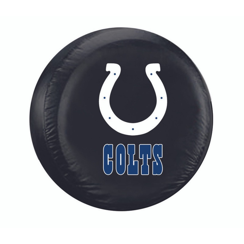Fremont Die Indianapolis Colts Black Standard Size Tire Cover
