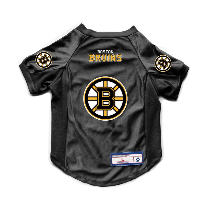 Little Earth Boston Bruins Stretch Pet Jersey Size Small