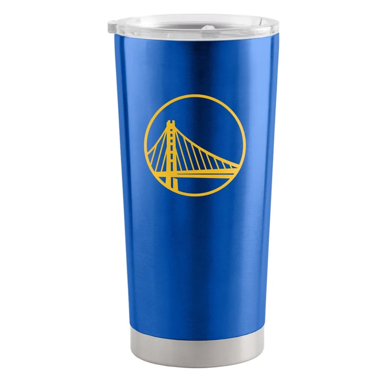 Logo Brands Golden State Warriors 20oz Stainless Steel Travel Tumbler