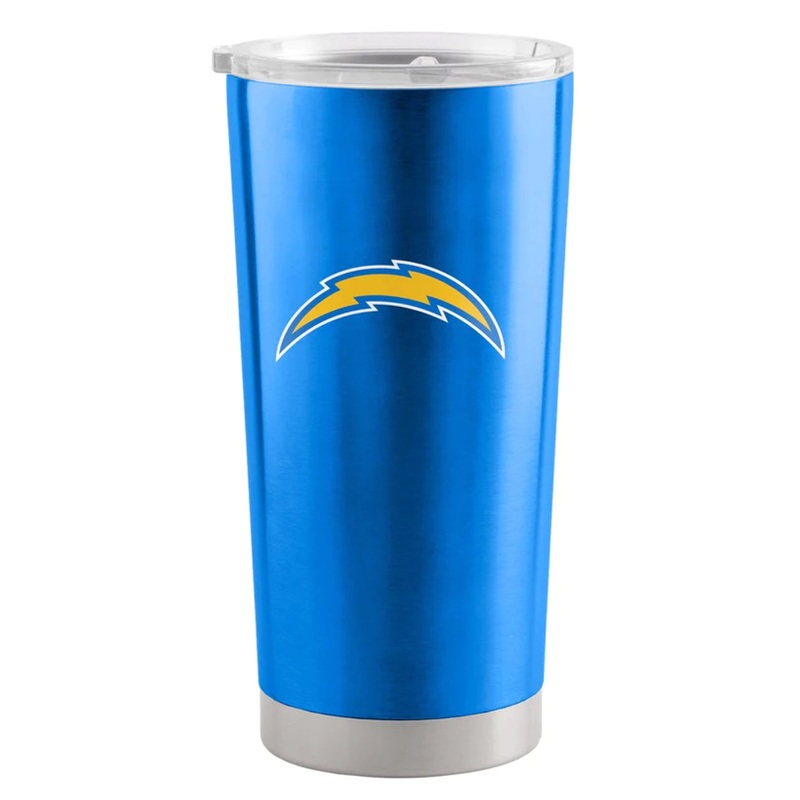 Logo Brands Los Angeles Chargers 20oz Stainless Steel Travel Tumbler