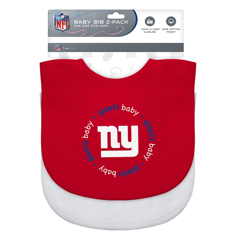 Masterpieces Puzzle Company New York Giants 2 Pack Baby Bib