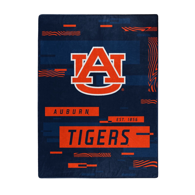 Northwest Company Auburn Tiger Raschel Digitize Designs Blanket 60×80