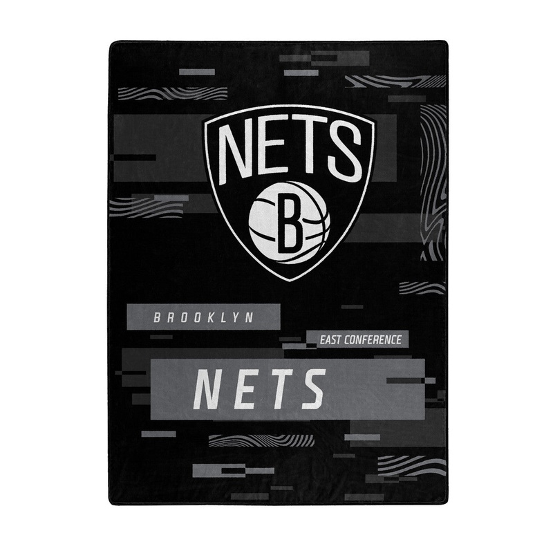 Northwest Company Brooklyn Nets Raschel Digitize Design Blanket 60×80 – Special Order