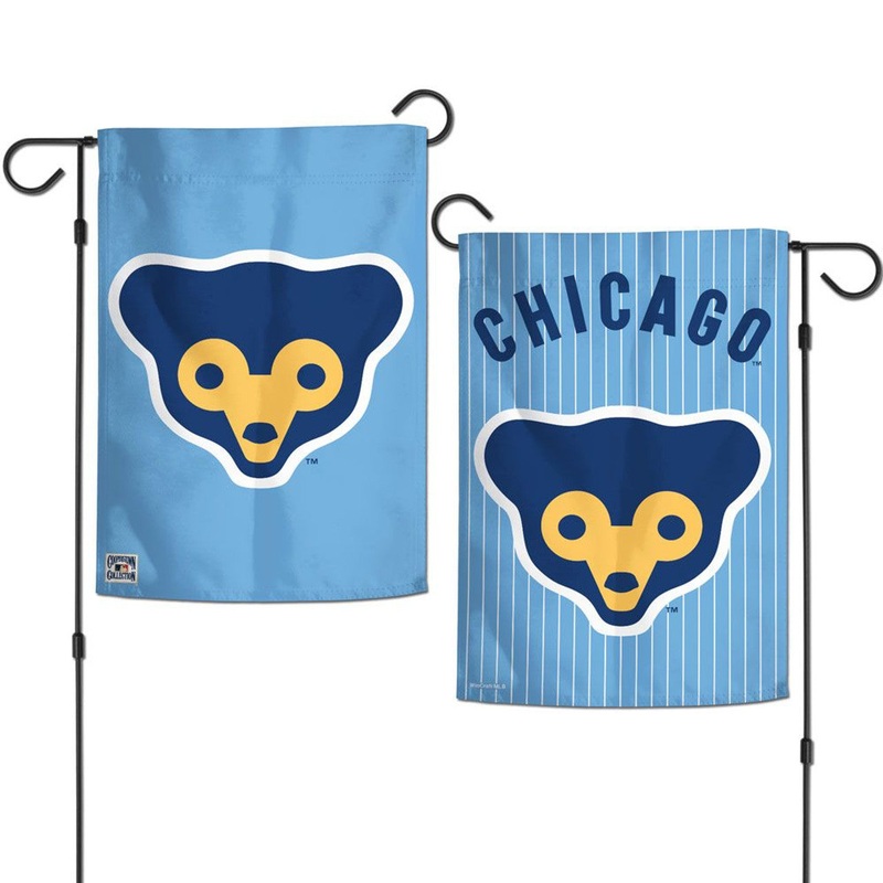 Wincraft Chicago Cubs 2 Sided Retro Logo Garden Style Flag 12×18