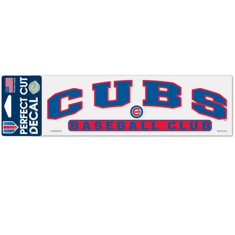 Wincraft Chicago Cubs Color Perfect Cut Decal 3×10
