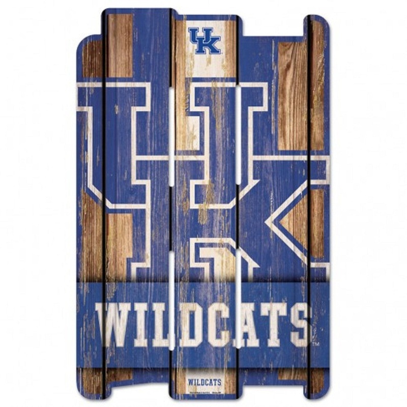 Wincraft Kentucky Wildcats Fence Style Wood Sign 11×17