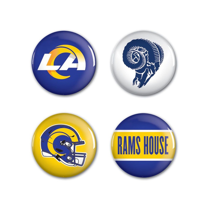 Wincraft Los Angeles Rams 4 Pack Buttons