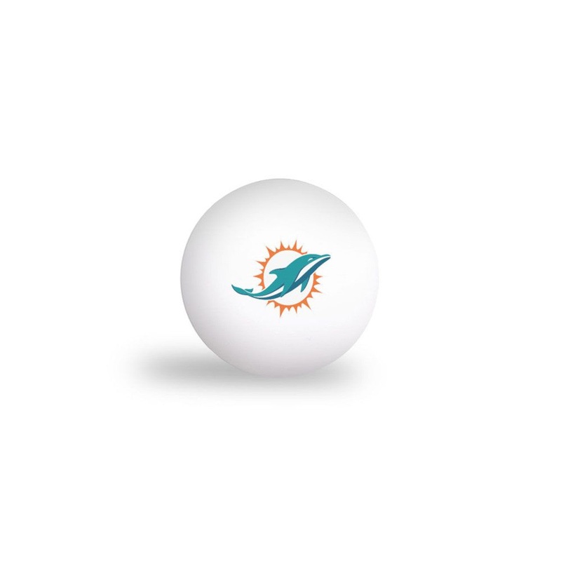 Wincraft Miami Dolphins 6 Pack Ping Pong Balls