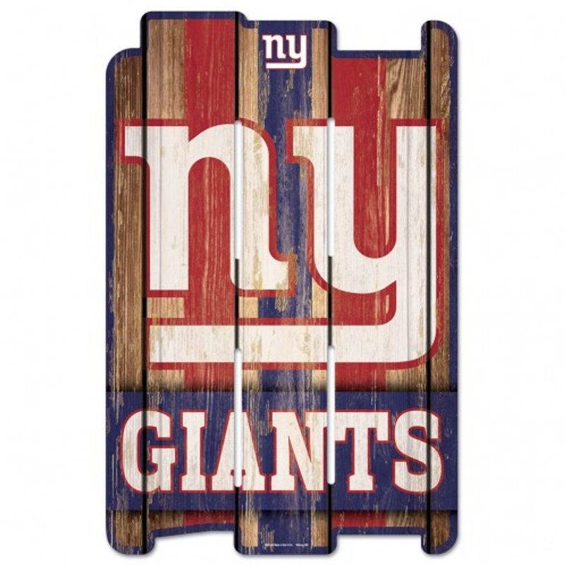 Wincraft New York Giants Fence Style Wood Sign 11×17
