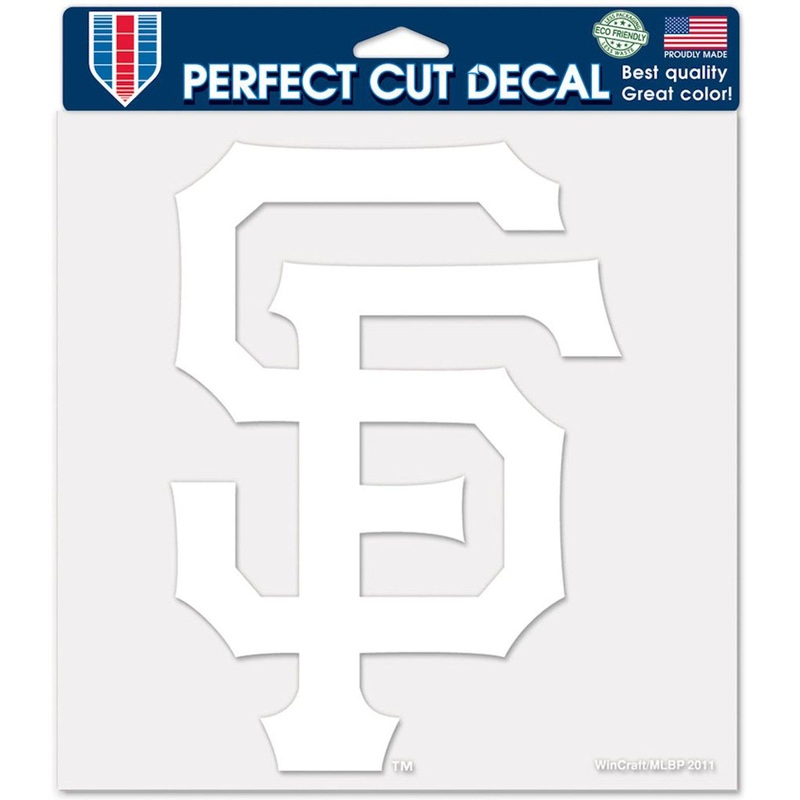 Wincraft San Francisco Giants White Die Cut Decal 8×8