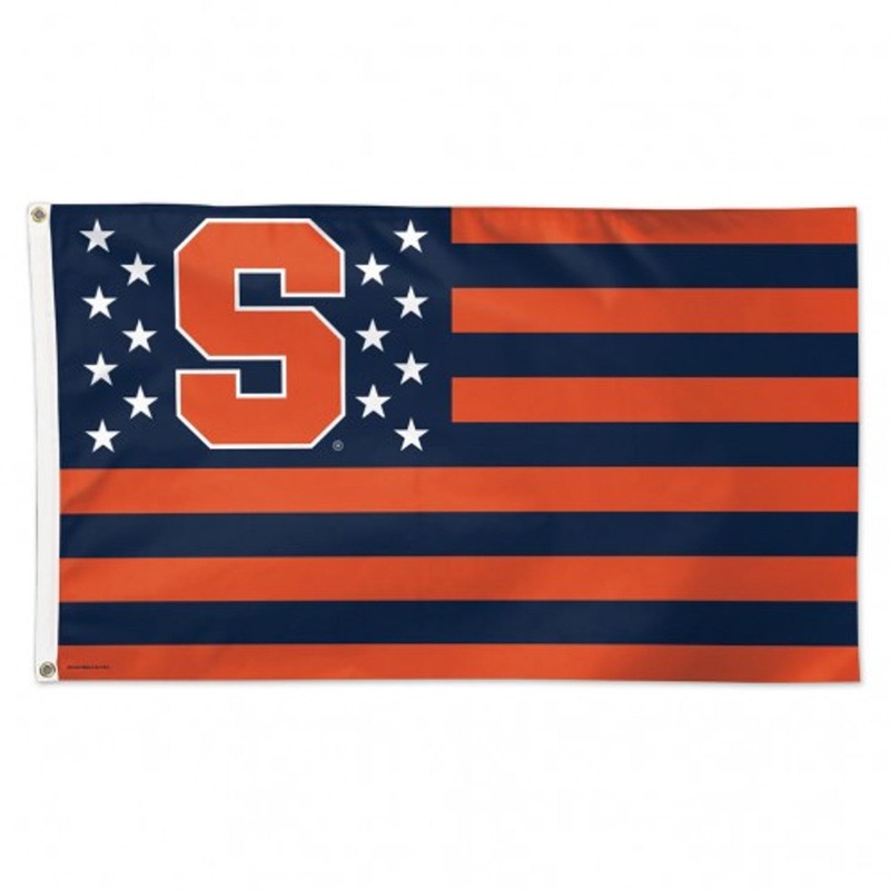 Wincraft Syracuse Orange Deluxe Style Stars and Stripes Design Flag 3×5