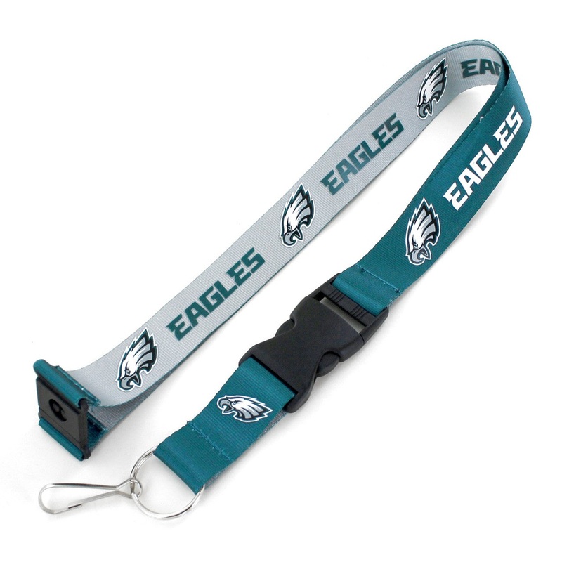 Aminco Philadelphia Eagles Green/Gray Lanyard Reversible