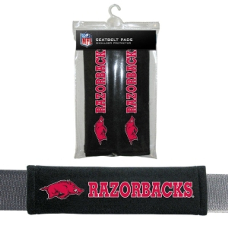 Fremont Die Arkansas Razorbacks Seat Belt Pads
